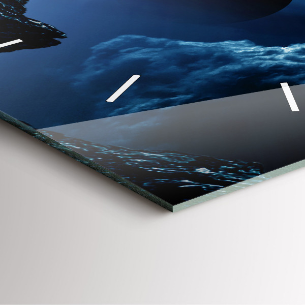 Štvorcové hodiny Veľká galaxia