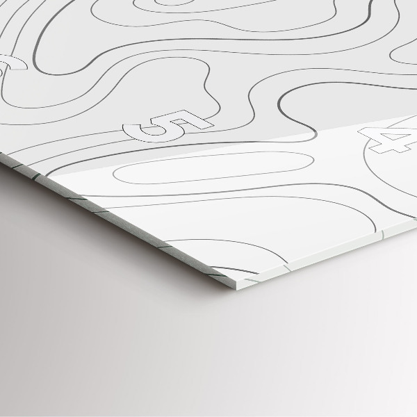 Štvorcové hodiny Abstrakcia škvrny