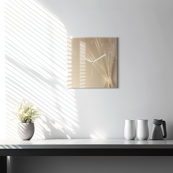 Štvorcové hodiny Abstraktné svetlo