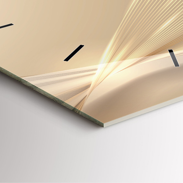 Štvorcové hodiny Abstraktné svetlo