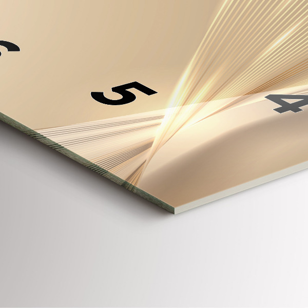 Štvorcové hodiny Abstraktné svetlo