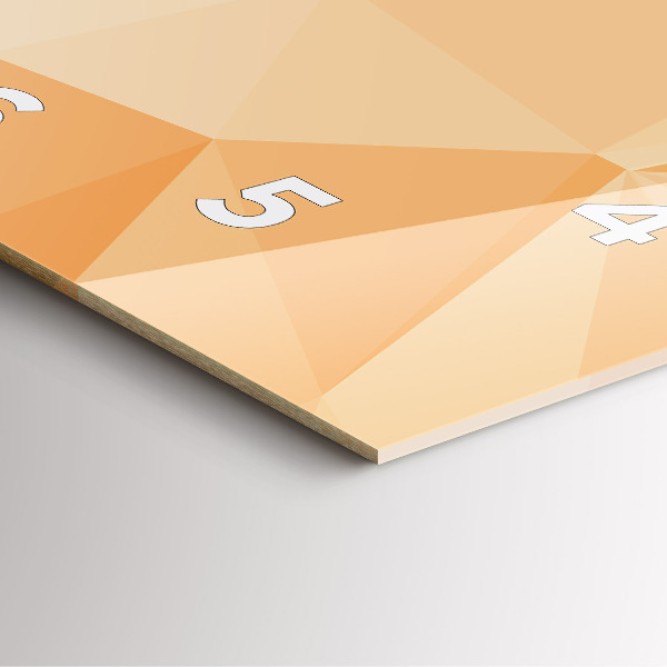 Štvorcové hodiny Abstraktné trojuholníky