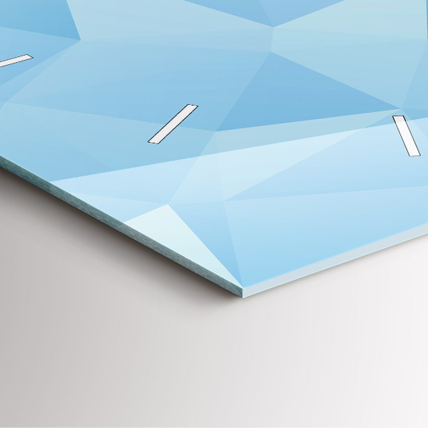 Štvorcové hodiny Abstrakcia trojuholníkov