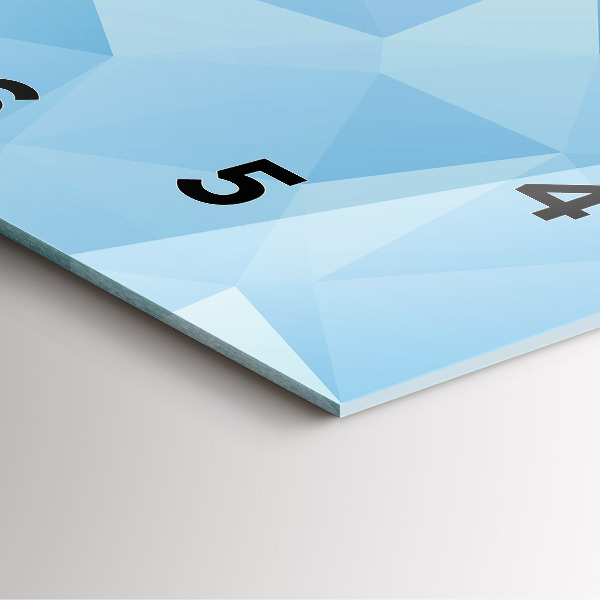 Štvorcové hodiny Abstrakcia trojuholníkov