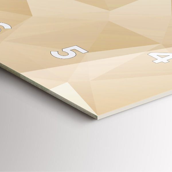 Štvorcové hodiny Abstrakcia trojuholníkov