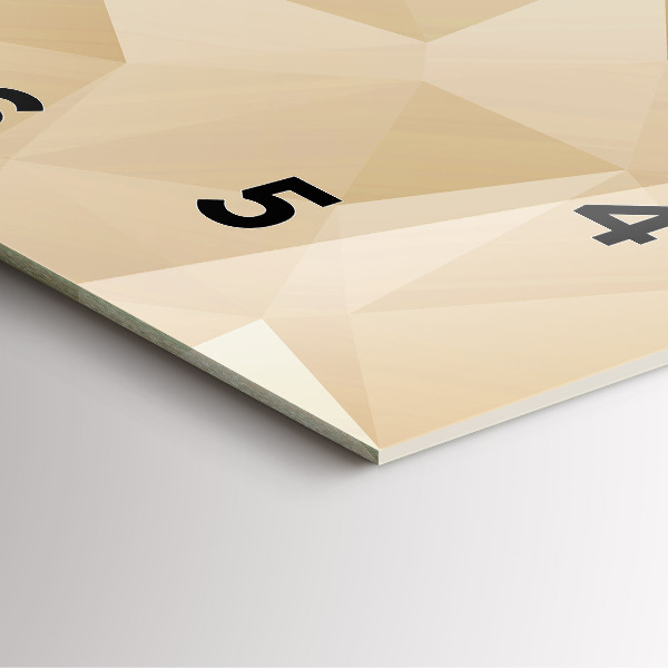 Štvorcové hodiny Abstrakcia trojuholníkov