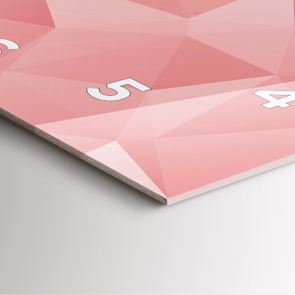 Štvorcové hodiny Abstrakcia trojuholníkov