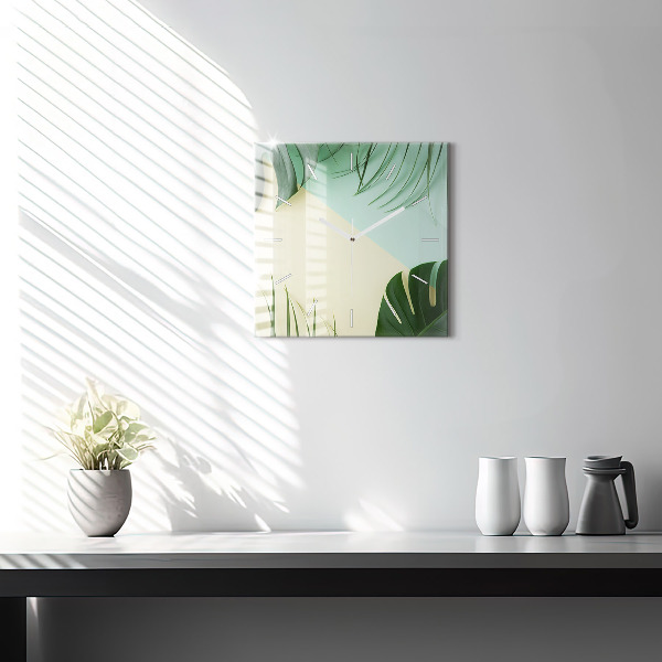 Štvorcové hodiny Monstera odchádza