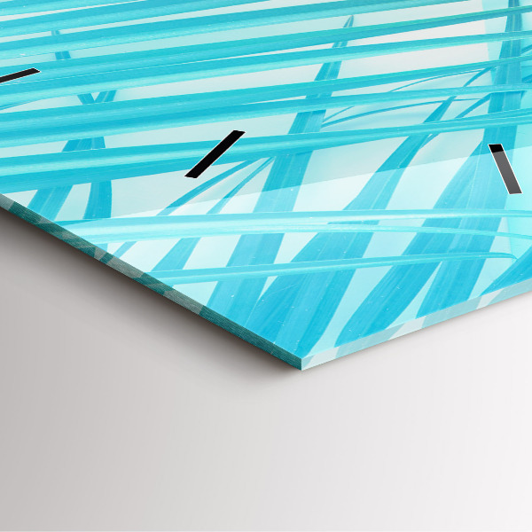 Štvorcové hodiny Tropická palma