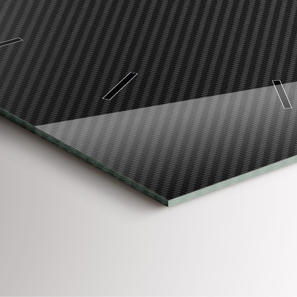 Štvorcové hodiny Temná abstrakcia