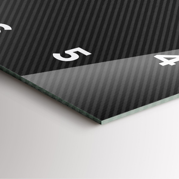 Štvorcové hodiny Temná abstrakcia