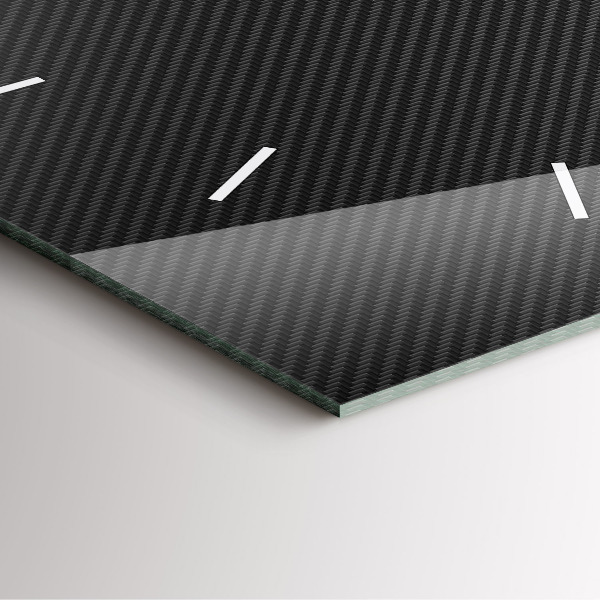 Štvorcové hodiny Temná abstrakcia