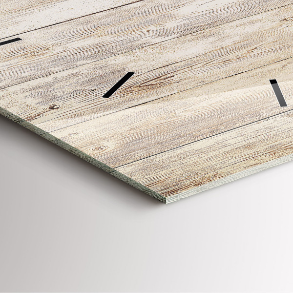 Štvorcové hodiny Drevené panely