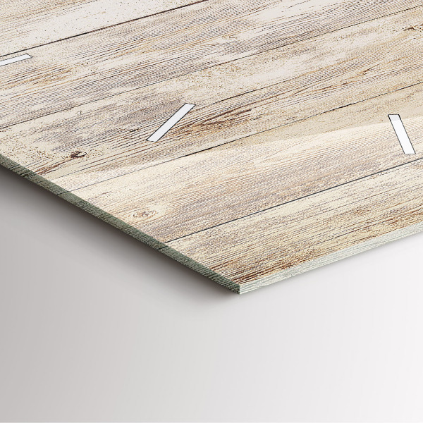 Štvorcové hodiny Drevené panely