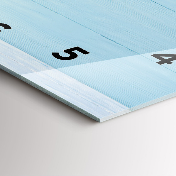 Štvorcové hodiny Detská tabuľa