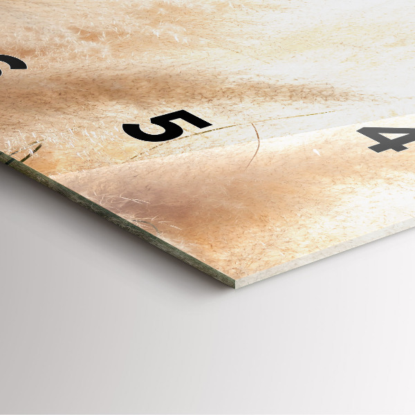 Štvorcové hodiny Klasy obilia