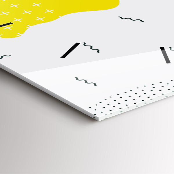 Štvorcové hodiny POP abstrakcia