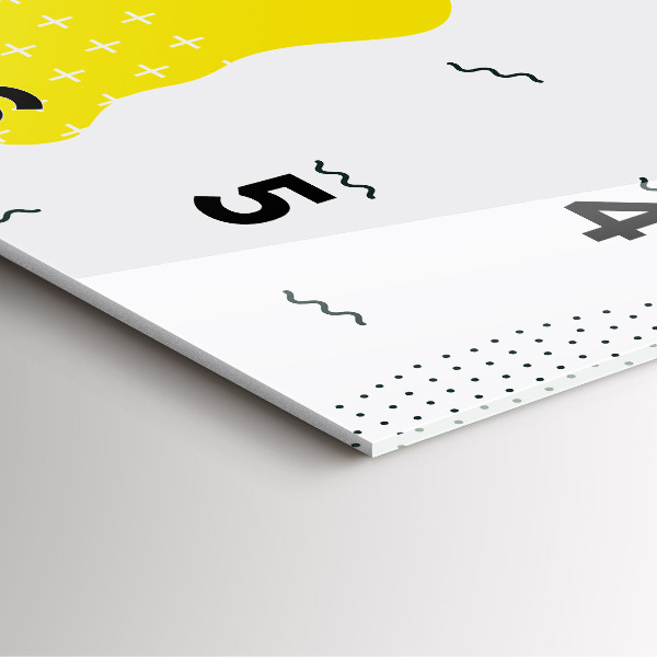 Štvorcové hodiny POP abstrakcia