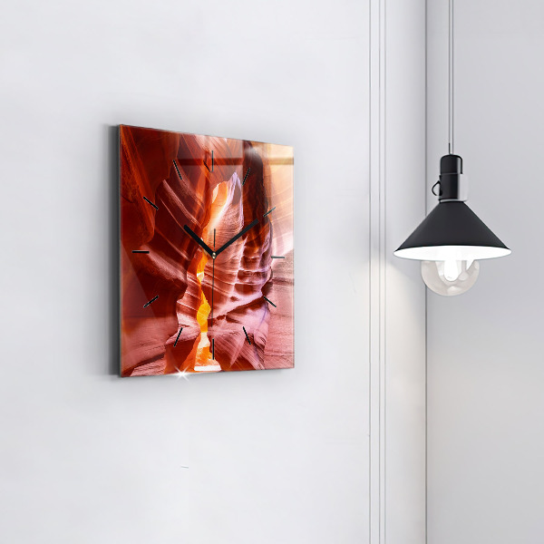 Štvorcové hodiny Pieskový kaňon