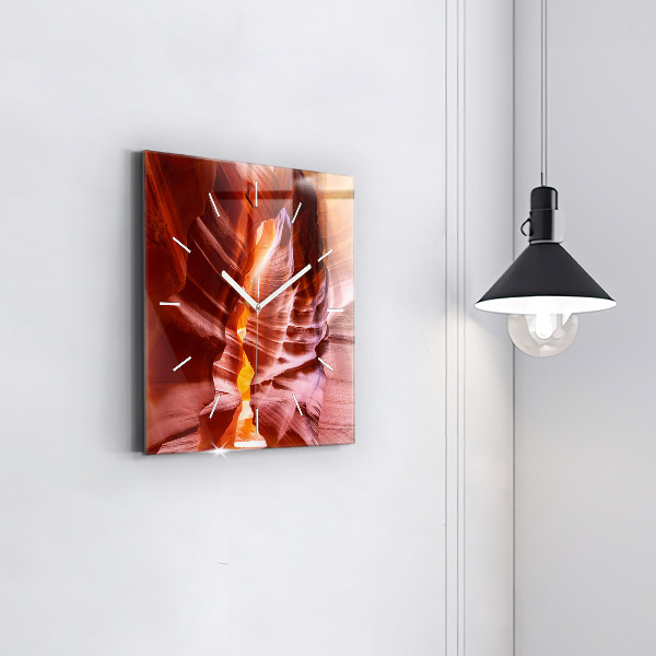 Štvorcové hodiny Pieskový kaňon