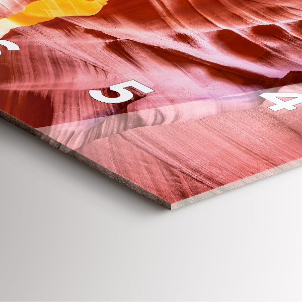 Štvorcové hodiny Pieskový kaňon