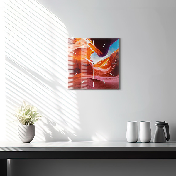 Štvorcové hodiny Kaňon