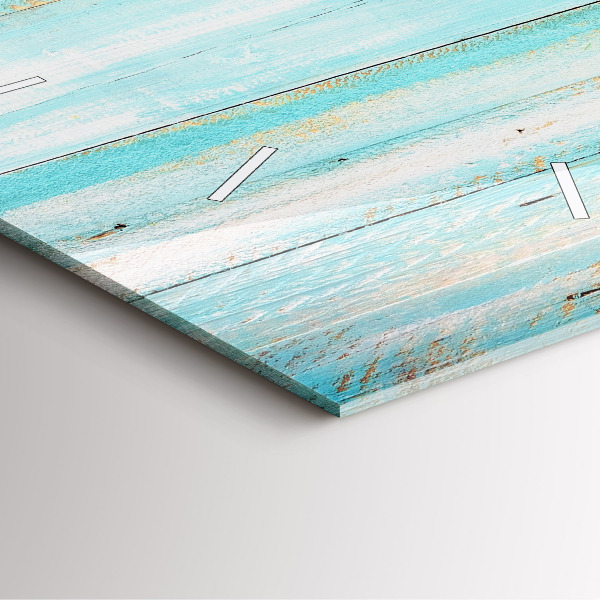 Štvorcové hodiny Modré dosky