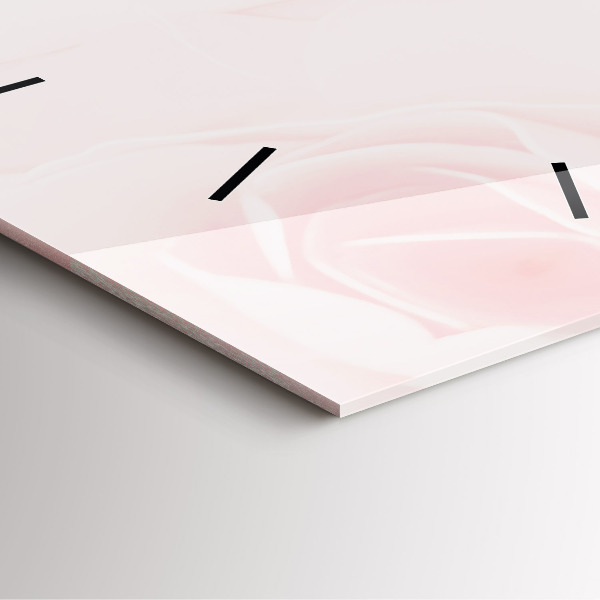 Štvorcové hodiny Kvitnúce ruže