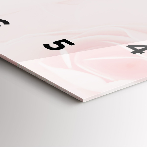 Štvorcové hodiny Kvitnúce ruže