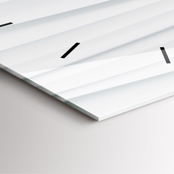 Štvorcové hodiny Textúra vĺn