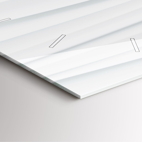 Štvorcové hodiny Textúra vĺn