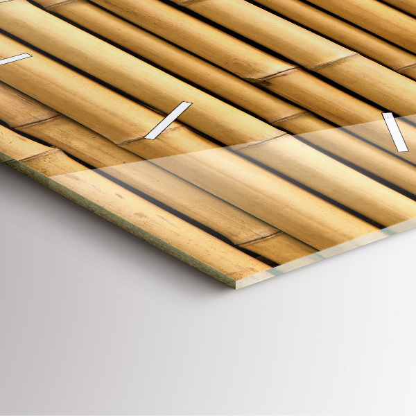 Štvorcové hodiny Bambusové palice