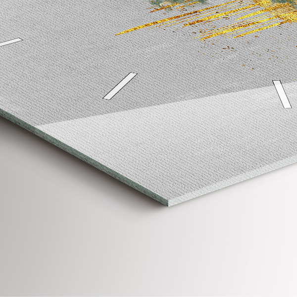 Štvorcové hodiny Dekoratívny vzor