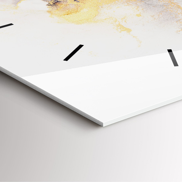 Štvorcové hodiny Mramorový vzor