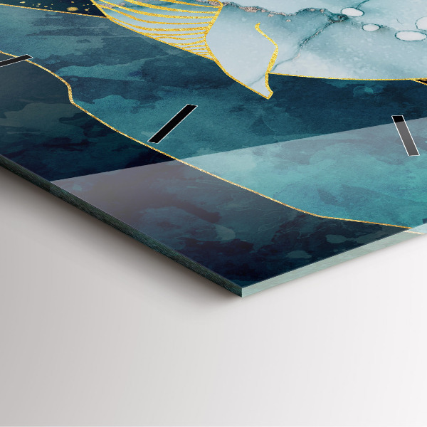 Štvorcové hodiny Abstraktná veľryba