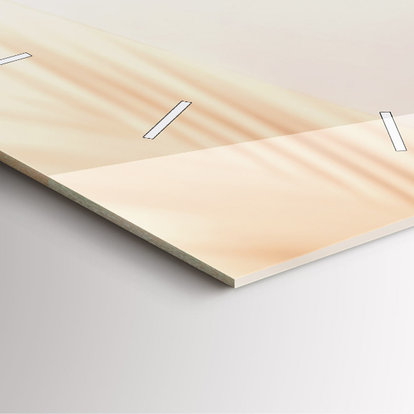 Štvorcové hodiny Krémová abstrakcia