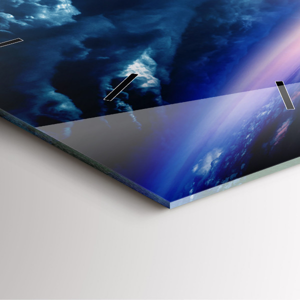 Štvorcové hodiny Veľká galaxia