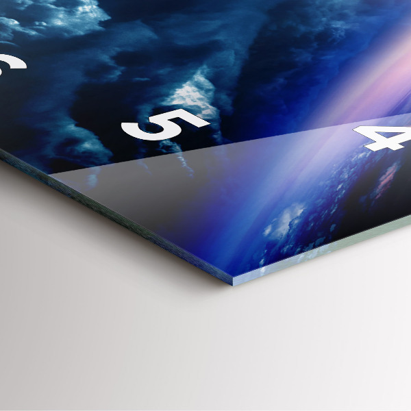 Štvorcové hodiny Veľká galaxia