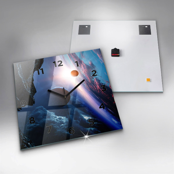 Štvorcové hodiny Veľká galaxia