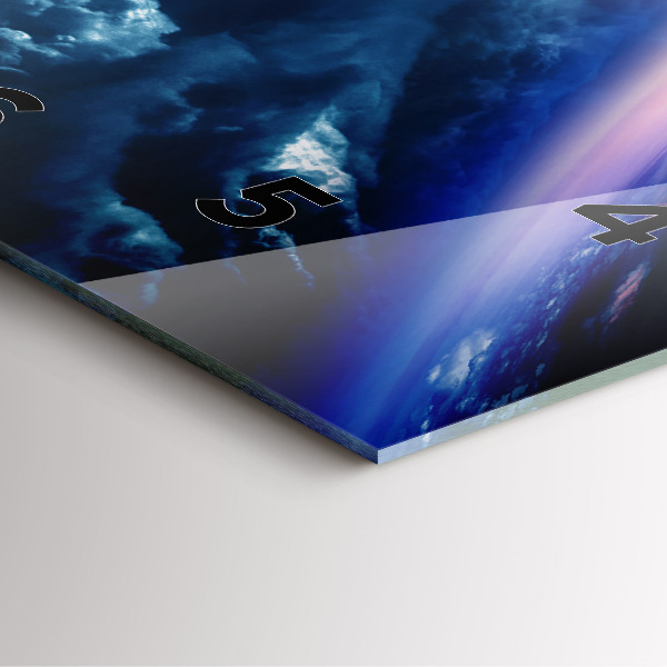 Štvorcové hodiny Veľká galaxia