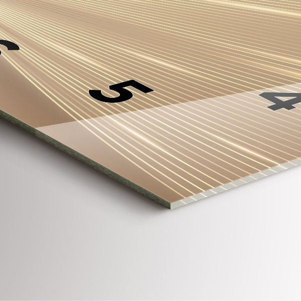 Štvorcové hodiny Abstraktné svetlo