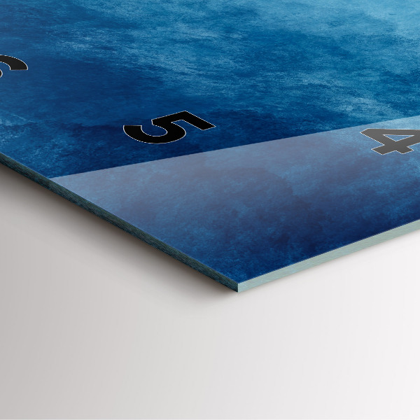 Štvorcové hodiny Odber vody