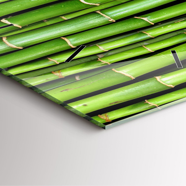 Štvorcové hodiny Ázijský bambus