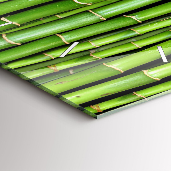 Štvorcové hodiny Ázijský bambus