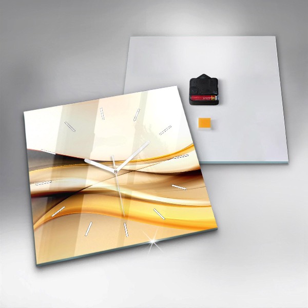 Štvorcové hodiny Vlnová abstrakcia