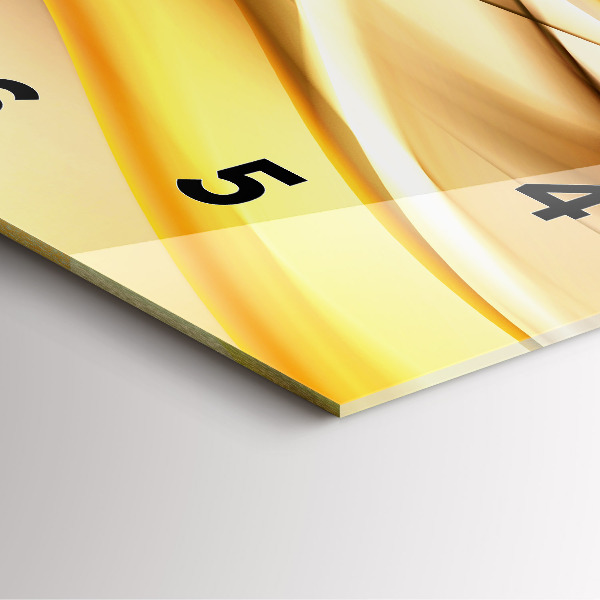 Štvorcové hodiny Vlnová abstrakcia