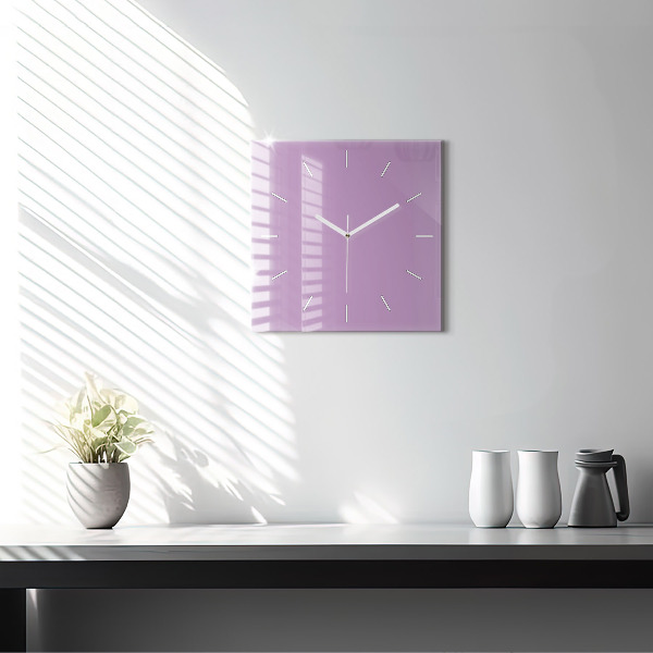 Štvorcové hodiny Lilac