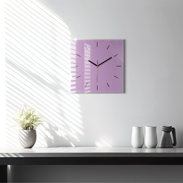 Štvorcové hodiny Lilac