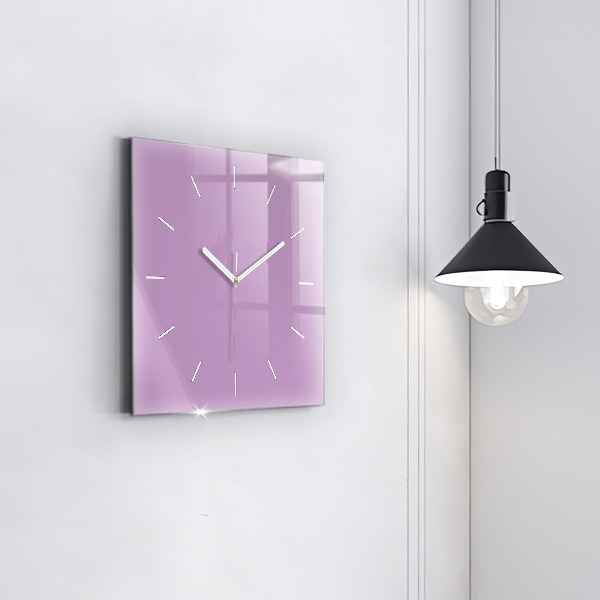 Štvorcové hodiny Lilac