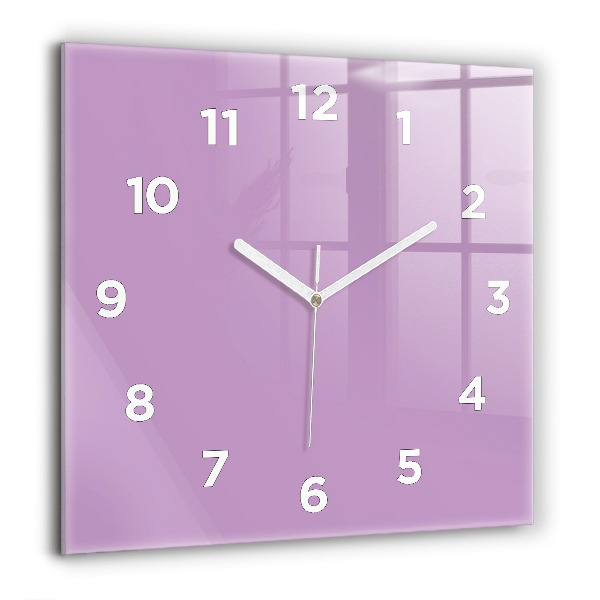 Štvorcové hodiny Lilac